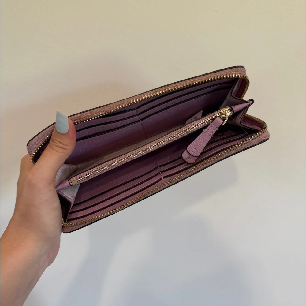 Lavender Kate Spade Leather Wallet Like New - Picture 3 of 3